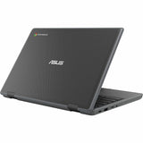 Asus Chromebook CR1 CR1100CKA-YZ142T 11.6" Touchscreen Rugged Chromebook - HD - Intel Celeron N5100 - 4 GB - 32 GB Flash Memory - Dark Gray