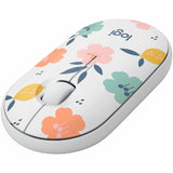 Logitech M340 Wireless Mouse with Limited Edition Prints, USB Receiver and Silent Clicks, Portable Wireless Mouse for Laptop, PC, Windows, Chrome, Surface, Floral Bouquet