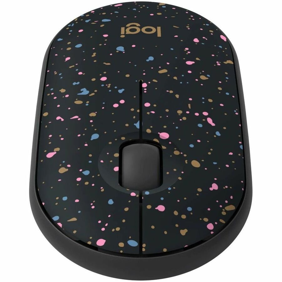 Logitech M340 Wireless Mouse with Limited Edition Prints, USB Receiver and Silent Clicks, Portable Wireless Mouse for Laptop, PC, Windows, Chrome, Surface, Speckles