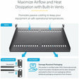 StarTech.com 1U Server Rack Cabinet Shelf - Fixed 16" Deep Cantilever Rackmount Tray for 19" Data/AV/Network Enclosure w/Cage Nuts, Screws