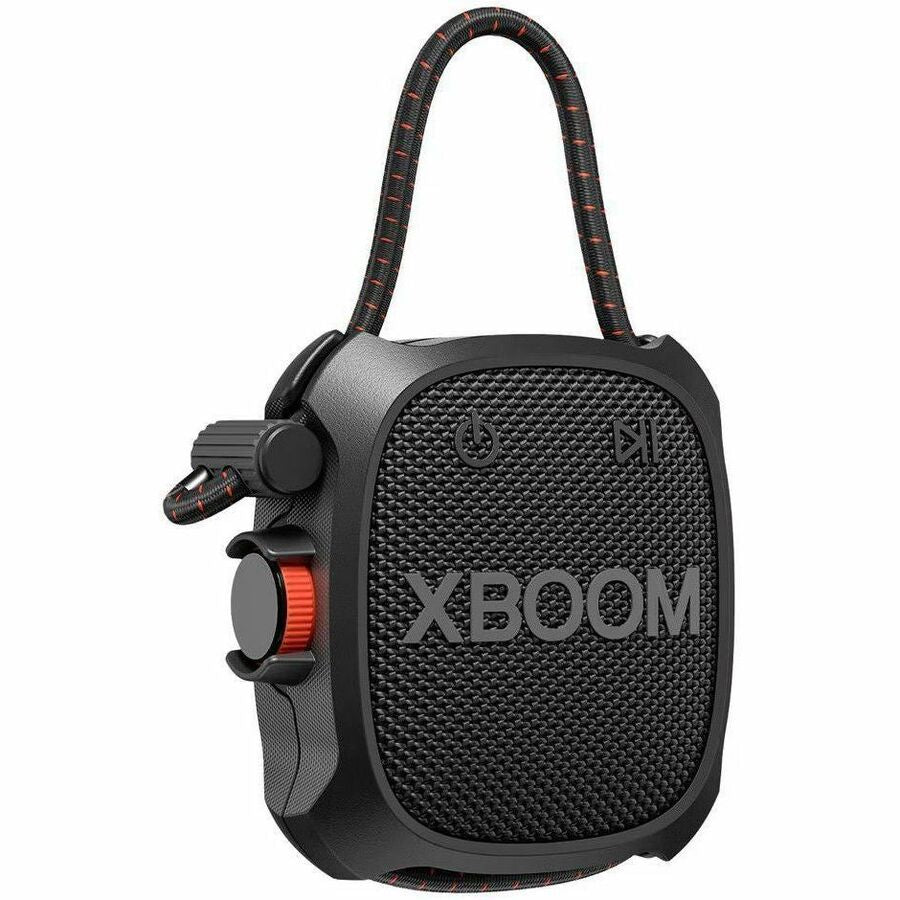 LG XBOOM Go XG2T Portable Bluetooth Speaker System - 5 W RMS - Google Assistant, Siri Supported - Black