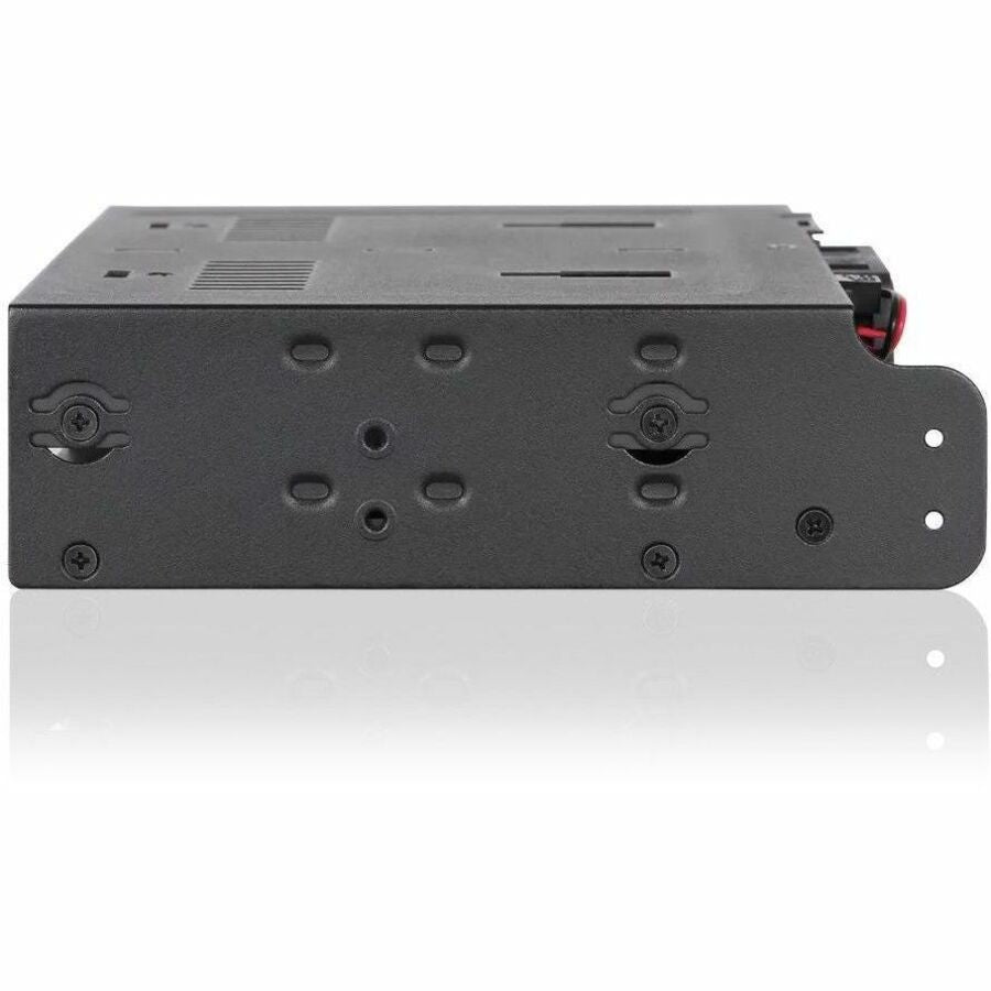 Icy Dock FlexiDOCK MB014SP-B R1 Drive Enclosure for 5.25" SATA/600, 12Gb/s SAS - SATA Host Interface - Black