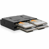 Icy Dock FlexiDOCK MB014SP-B R1 Drive Enclosure for 5.25" SATA/600, 12Gb/s SAS - SATA Host Interface - Black