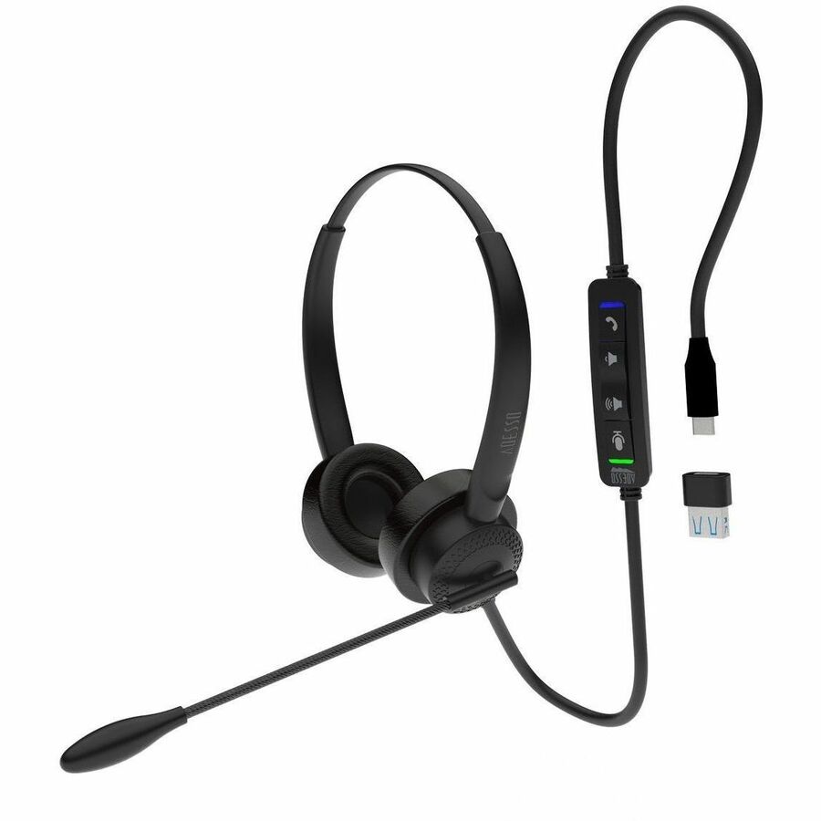 HEADSET W/MIC VOLUME +/- MUTE