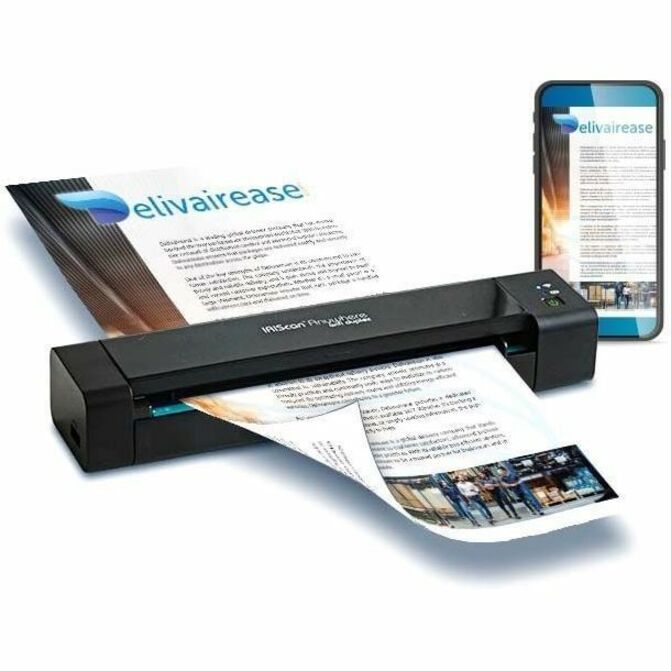 I.R.I.S. IRIScan Anywhere 6 Wifi Duplex Cordless Handheld Scanner - 600 dpi Optical