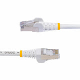 StarTech.com 40ft White CAT8 Ethernet Cable, Snagless RJ45, 25G/40G 2000MHz, 100W PoE, S/FTP, 26AWG Pure Bare Copper, LSZH Network Patch Cord