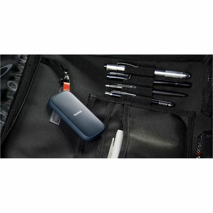 SanDisk SDSSDE30-2T00-G26 2 TB Portable Solid State Drive - External - Black