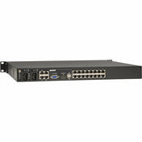 Eaton 16-Port Cat5e KVM over IP Switch - Virtual Media, 2 Remote/1 Local User, HDMI Output, 1U Rack-Mount, TAA