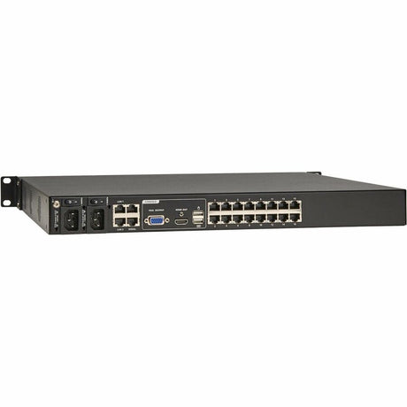 Eaton 16-Port Cat5e KVM over IP Switch - Virtual Media, 2 Remote/1 Local User, HDMI Output, 1U Rack-Mount, TAA