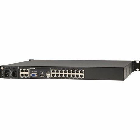 Eaton 16-Port Cat5e KVM over IP Switch - Virtual Media, 2 Remote/1 Local User, HDMI Output, 1U Rack-Mount, TAA