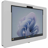 The Joy Factory Elevate II On-Wall Mount Kiosk for Surface Pro 10 | Pro 9 | Pro 8 (White)
