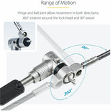 StarTech.com 25-Pack Universal Laptop Lock 6.6ft, Keyed Alike Locking Cable, Security Cable, Compatible w/Noble Wedge&reg;/Nano/K-Slot