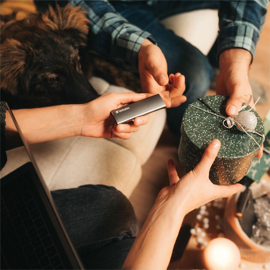 Verbatim VX500 2 TB Portable Solid State Drive - External - Space Gray