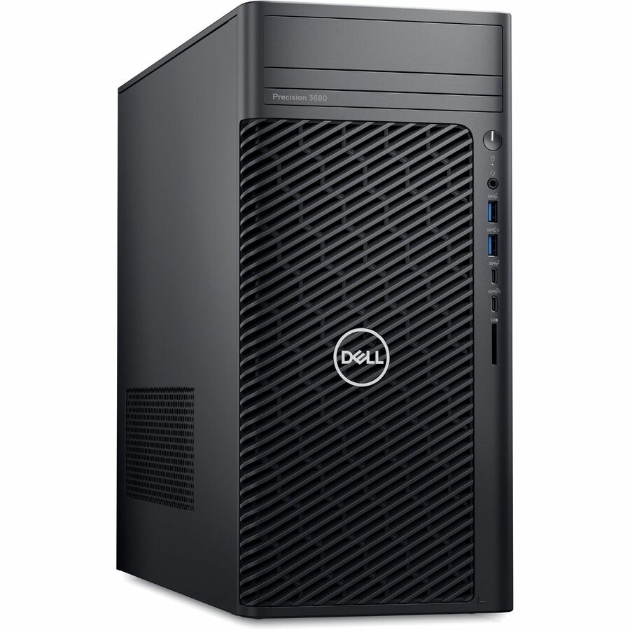 Dell Precision 3000 3680 Workstation - Core i5 14th Gen i5-14500 - vPro Technology - 16 GB - 512 GB SSD - Tower - Black