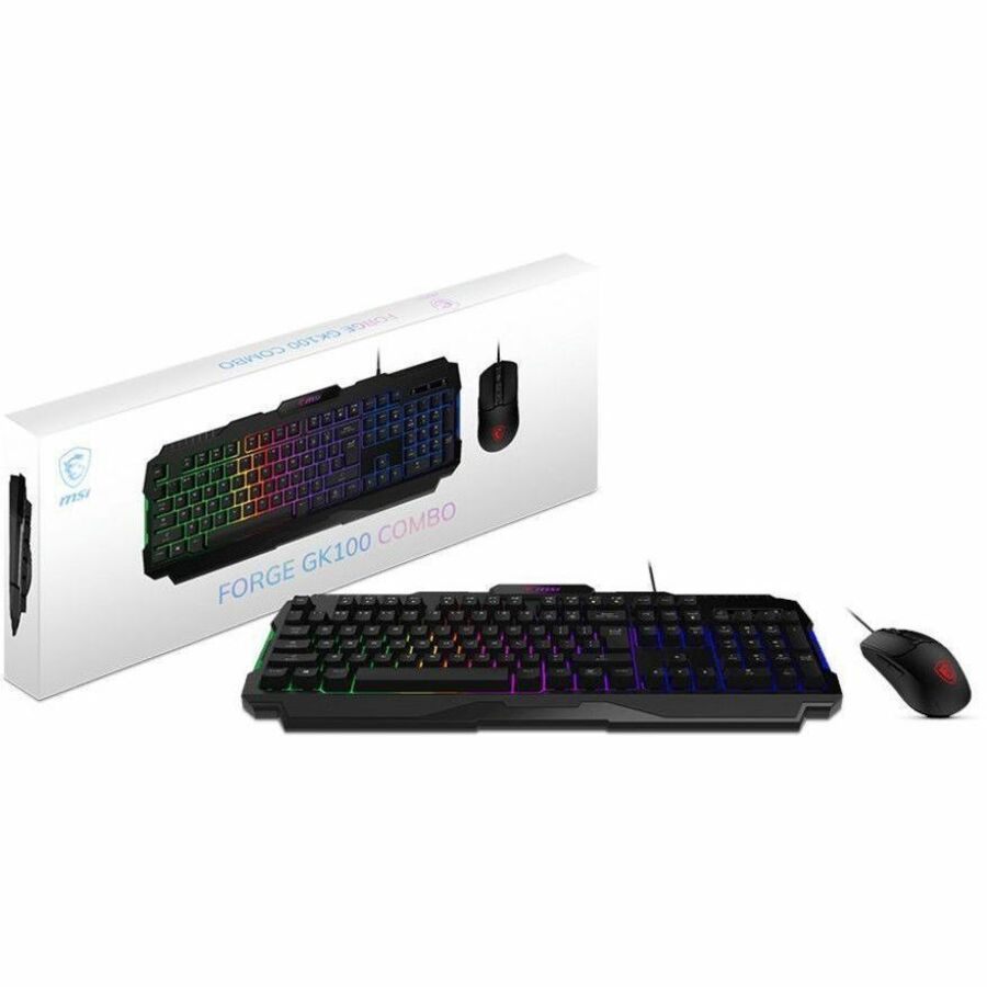 MSI FORGE GK100 Gaming Keyboard & Mouse