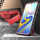SUP Unicorn Beetle Pro Rugged Carrying Case (Holster) Samsung Galaxy A51 5G Smartphone - Metallic Red