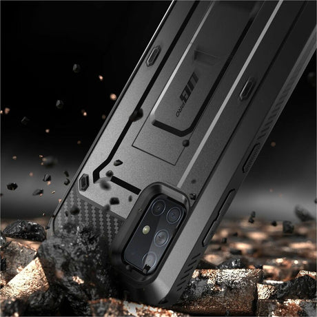 SUP Unicorn Beetle Pro Rugged Carrying Case (Holster) Samsung Galaxy A71 Smartphone - Black