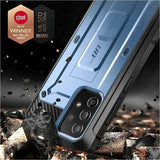 SUP Unicorn Beetle Pro Rugged Carrying Case (Holster) Samsung Galaxy A52, Galaxy A52 5G, Galaxy A52s 5G Smartphone - Metallic Blue