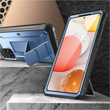 SUP Unicorn Beetle Pro Rugged Carrying Case (Holster) Samsung Galaxy A52, Galaxy A52 5G, Galaxy A52s 5G Smartphone - Metallic Blue