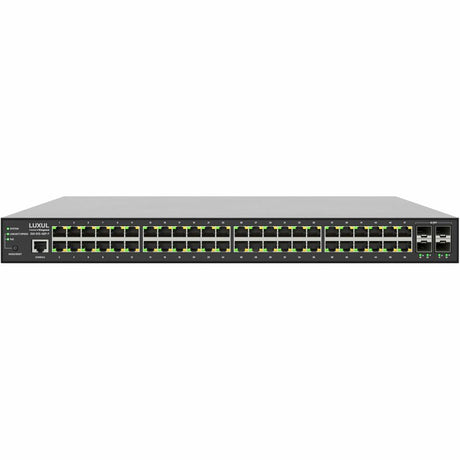 Luxul 1Gb L2/L3 Managed Switch - 48 PoE+, 4 SFP Front-Facing Ports - TAA Compliant