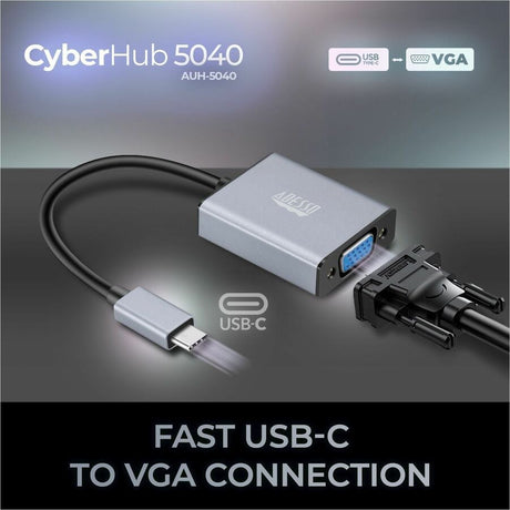 Adesso USB-C to VGA Adapter