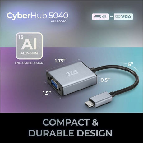 Adesso USB-C to VGA Adapter