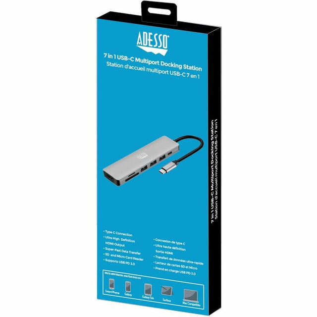USB C 7 in 1 Docking Station