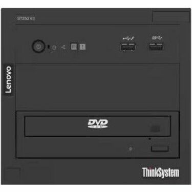 Lenovo ThinkSystem ST250 V3 7DCEA021NA Tower Server - 1 Xeon E-2456 3.30 GHz - 16 GB RAM - 12Gb/s SAS Controller