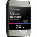 Western Digital Ultrastar DC HC580 0F62801 24 TB Hard Drive - 3.5" Internal - SAS - Conventional Magnetic Recording (CMR) Method