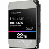 WD Ultrastar DC HC580 WUH722422AL5201 22 TB Hard Drive - 3.5" Internal - SATA - Conventional Magnetic Recording (CMR) Method