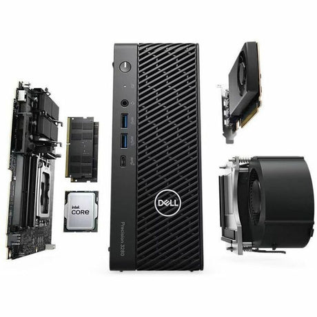 Dell Precision 3000 3280 Workstation - Core i5 14th Gen i5-14500 - vPro Technology - 16 GB - 512 GB SSD - Compact - Black