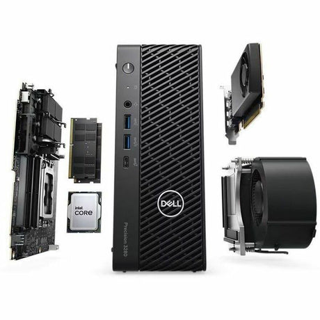 Dell Precision 3000 3280 Workstation - Core i7 14th Gen i7-14700 - vPro Technology - 16 GB - 512 GB SSD - Compact - Black