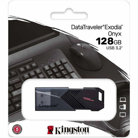 Kingston DataTraveler Exodia Onyx 128GB USB 3.2 (Gen 1) Flash Drive
