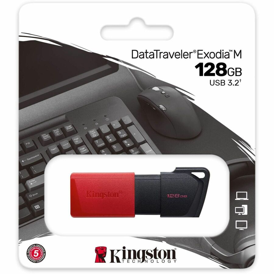 Kingston DataTraveler Exodia M 128GB USB 3.2 (Gen 1) Flash Drive
