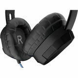 MAXCases Extreme Headphone w/braided cable, (No volume control, no mic) w/USB-C connector (Black)