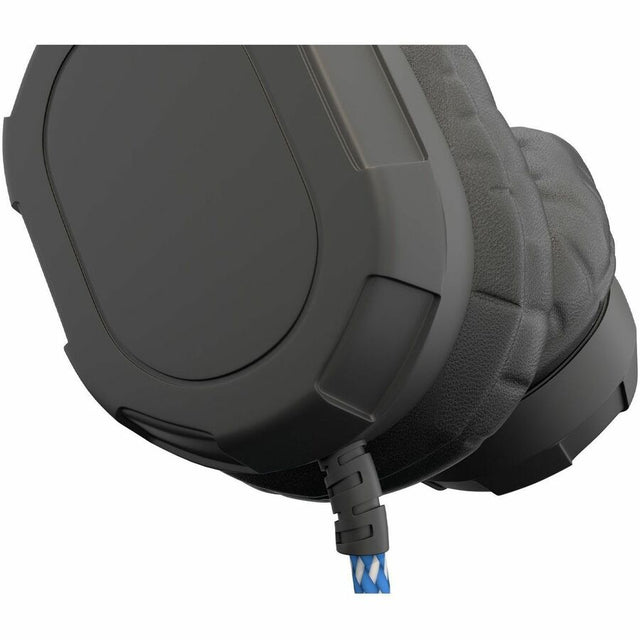 MAXCases Extreme Headphone w/braided cable, (No volume control, no mic) w/USB-C connector (Black)