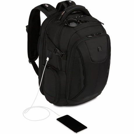 SwissGear ScanSmart 5358202410 Carrying Case (Backpack) for 16" Notebook - Black