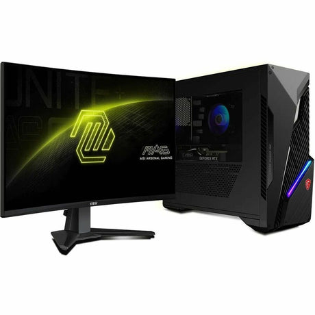 MSI MAG 27C6X 27" Class Full HD Curved Screen Gaming LED Monitor - 16:9 - Metallic Black