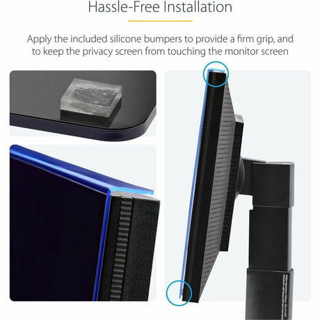 StarTech.com 23.8-inch 16:9 Computer Monitor Privacy Screen, Hanging Acrylic Filter, Monitor Screen Protector/Shield, +/- 30 Deg., Glossy