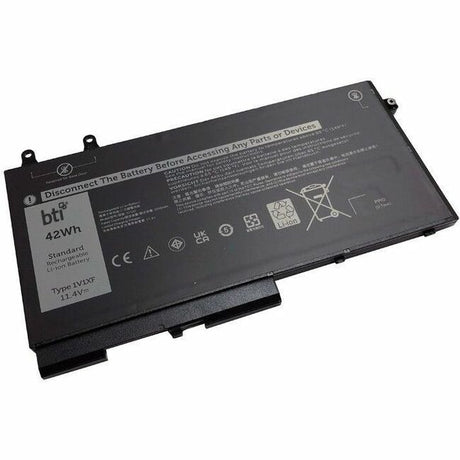 BTI 451-BCLI-BTI 11.4V 42WHR LI-ION BATTERY 0XV8CJ, 7VTMN, 1V1XF, CN-0XV8CJ, 27W58, XV8CJ, 451-BCLI INSPIRON 7591 2-IN-1, LATITUDE 5400, LATITUDE 5400 CHROMEBOOK ENTERPRISE, LATITUDE 5401, LATITUDE 5410, LATITUDE 5411, LATITUDE 5500, LATITUDE 5501, PRECIS