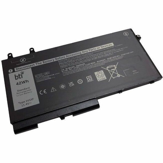 BTI 451-BCLI-BTI 11.4V 42WHR LI-ION BATTERY 0XV8CJ, 7VTMN, 1V1XF, CN-0XV8CJ, 27W58, XV8CJ, 451-BCLI INSPIRON 7591 2-IN-1, LATITUDE 5400, LATITUDE 5400 CHROMEBOOK ENTERPRISE, LATITUDE 5401, LATITUDE 5410, LATITUDE 5411, LATITUDE 5500, LATITUDE 5501, PRECIS