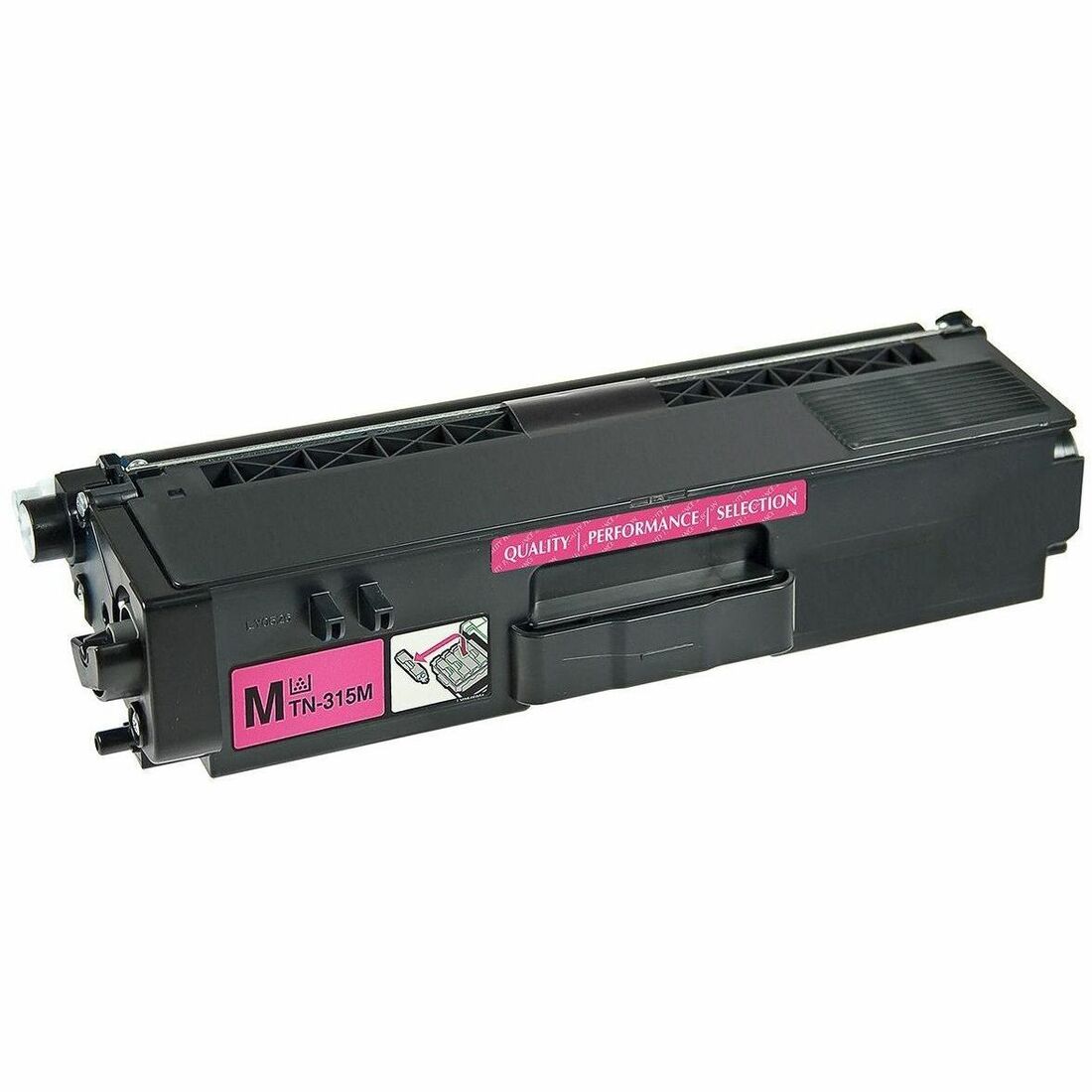 V7 Remanufactured Toner Cartridge for Brother TN310M - Color Laser - Magenta - 1500 Pages.