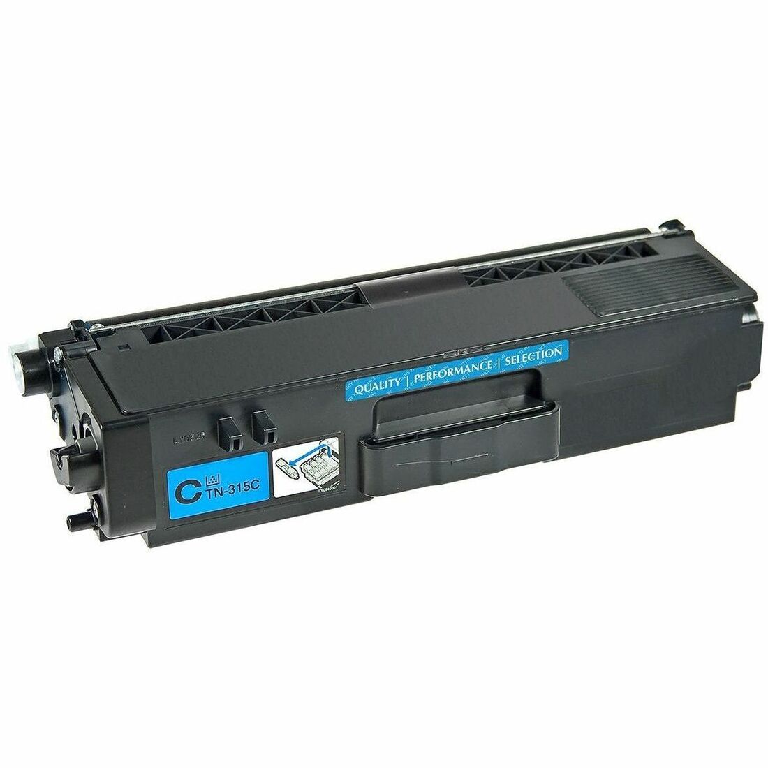 V7 Remanufactured Toner Cartridge for Brother TN310C - Color Laser - Cyan - 1500 Pages.