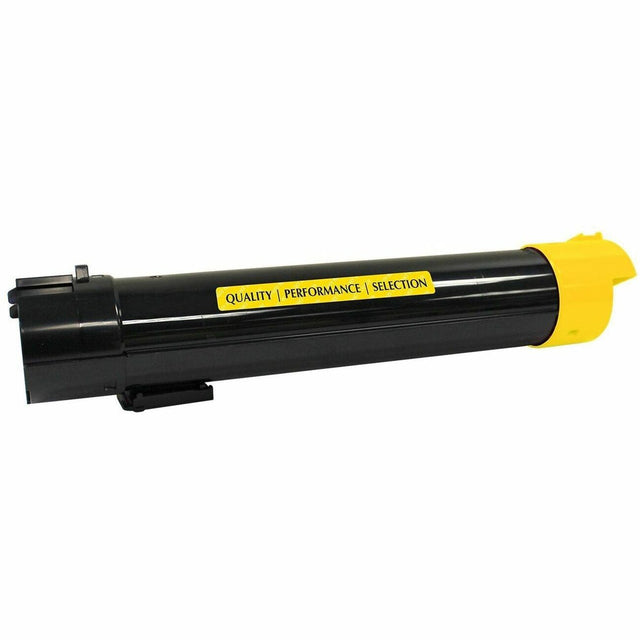 V7 Remanufactured High Yield Toner Cartridge for Dell 330-5852, F916R, T222N - Color Laser - Yellow - 12000 Pages.