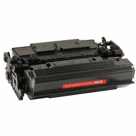 V7 Remanufactured High Yield Toner Cartridge for HP 02-81676-001, CF287X(M), W9017MC(M) - MICR - Magnetic Ink Character Recognition for check printing - Black - 18000 Pages.