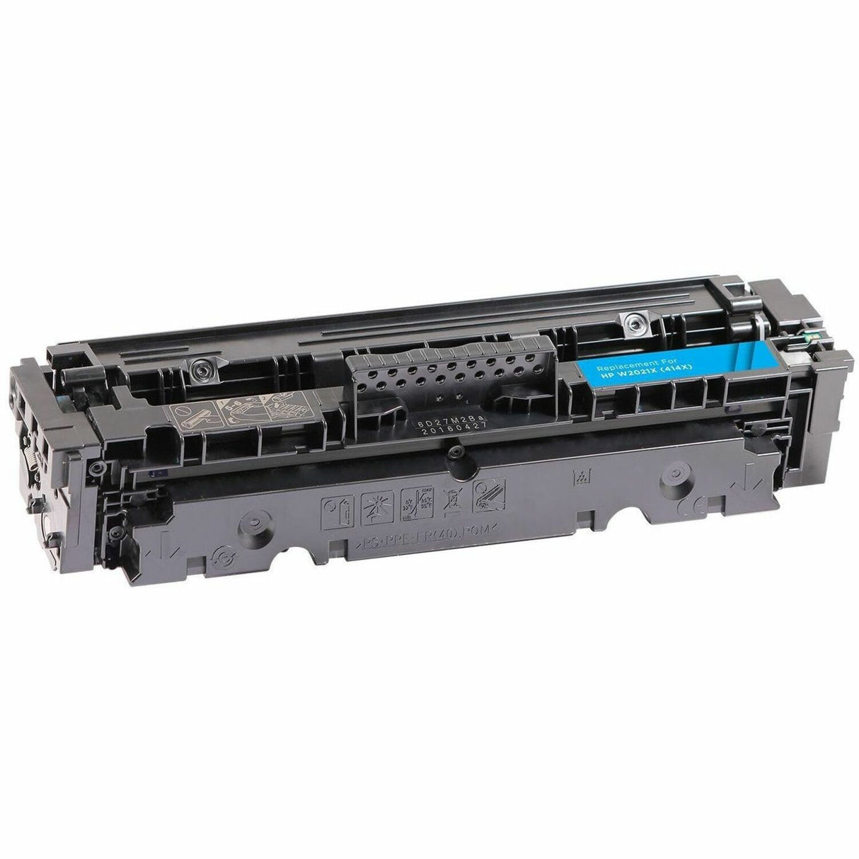 V7 Remanufactured High Yield Toner Cartridge for HP W2021X - Color Laser - Cyan - 6000 Pages.