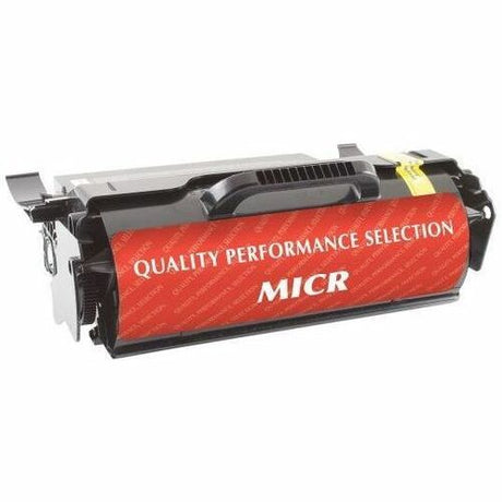 V7 Remanufactured Toner Cartridge for LEXMARK T650A11A(M), T650A21A(M), T650H11A(M), T650H21A(M) - MICR - Magnetic Ink Character Recognition for check printing - Black - 25000 Pages.