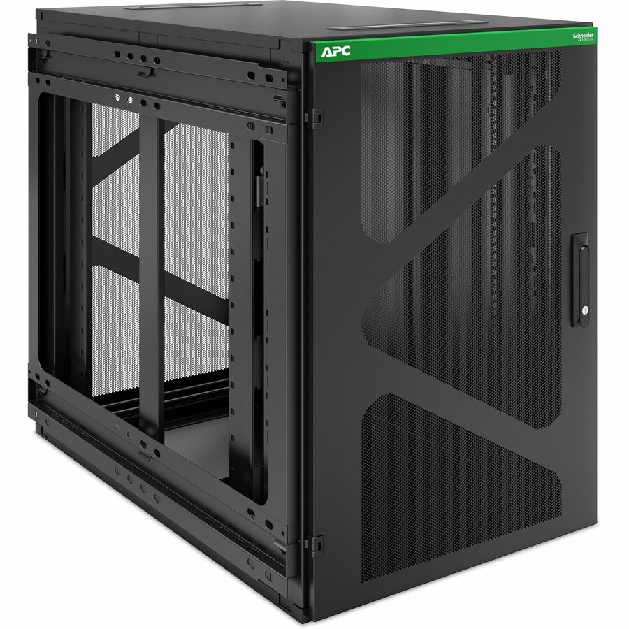 APC NetShelter 18U Wallmount Rack Enclosure Cabinet Side Mount UPS Depth