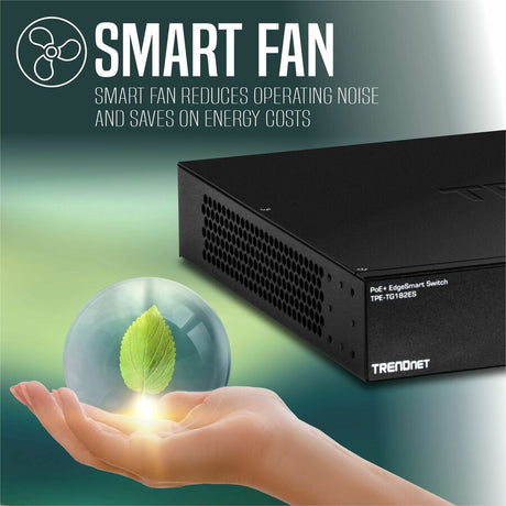 18 Port Gigabit PoE+ Switch