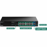 18 Port Gigabit PoE+ Switch